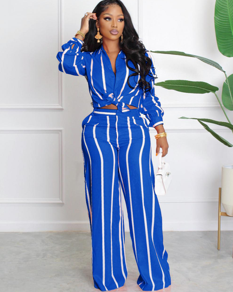 Carmila Pant Set Blue