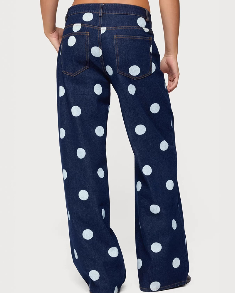 Shadow Polka Denim Jeans