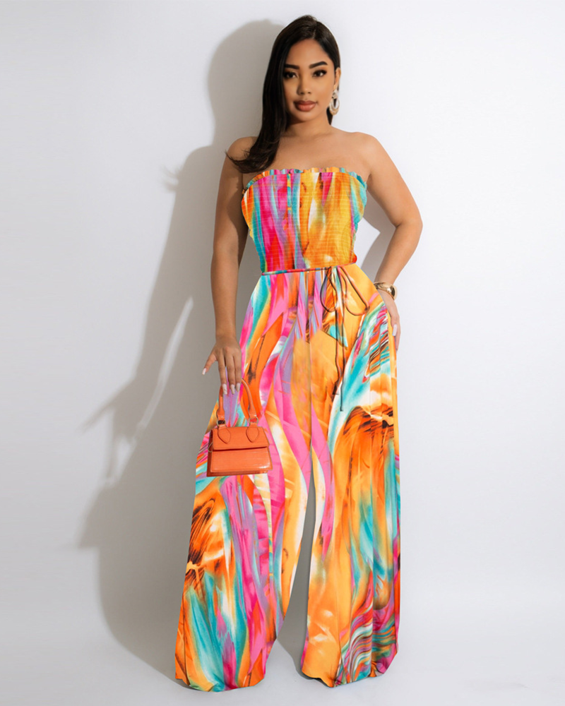 Jacalin Jumpsuit Orange