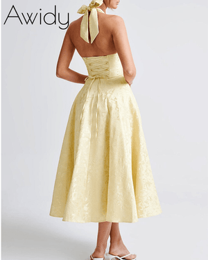 Graceful Backless Evening Dress