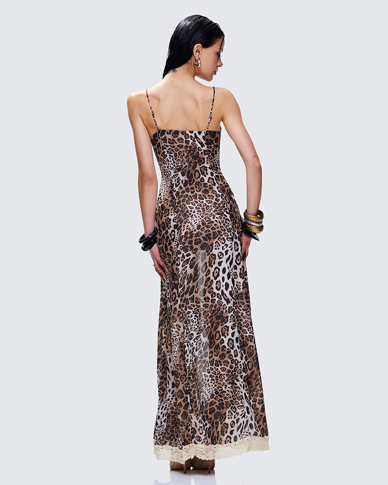 The Leopard Issue Maxi Dress