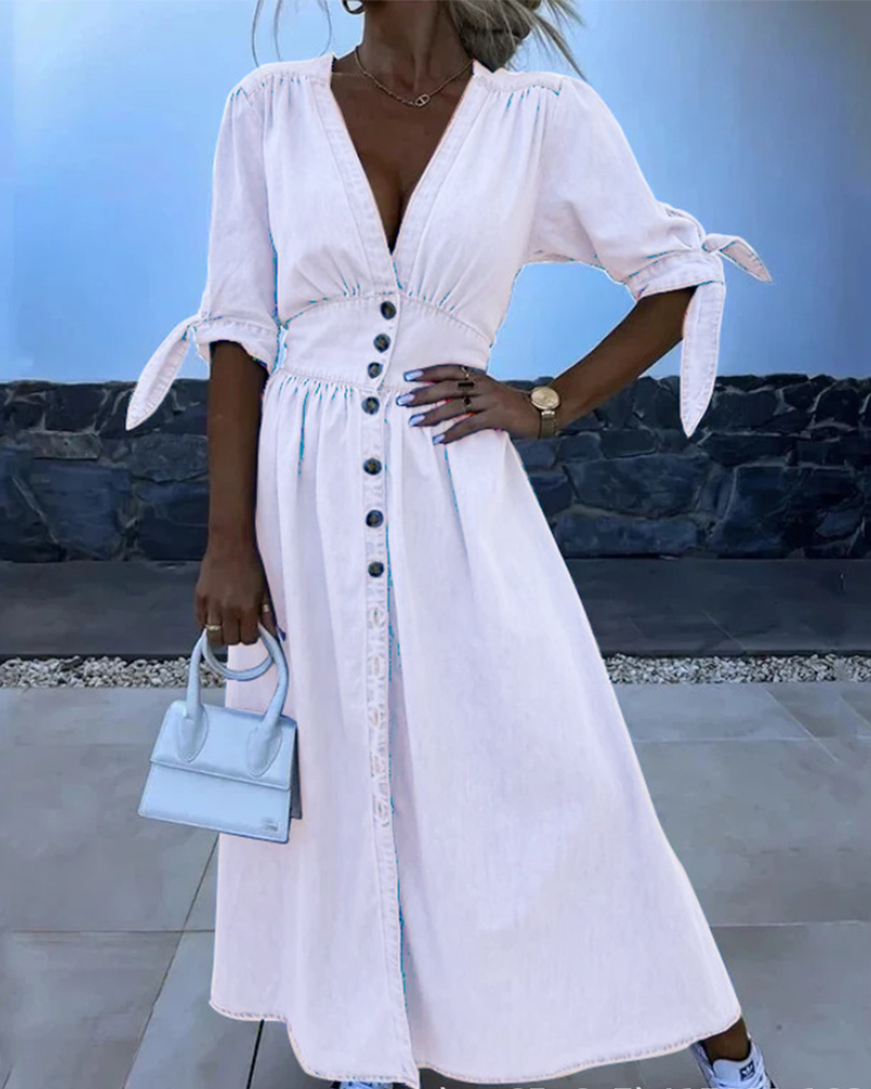 Better Behave Dress Cotton White