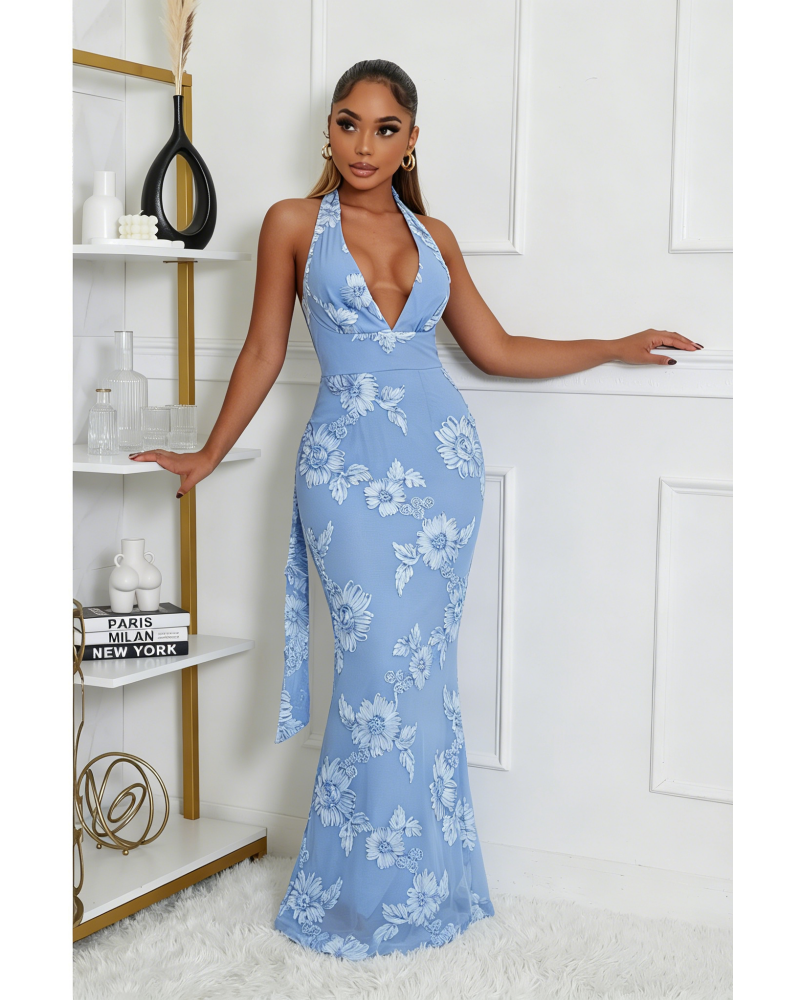 Love Muse Halter Maxi Dress