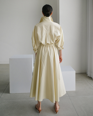 Runway Art Maxi Shirt Dress