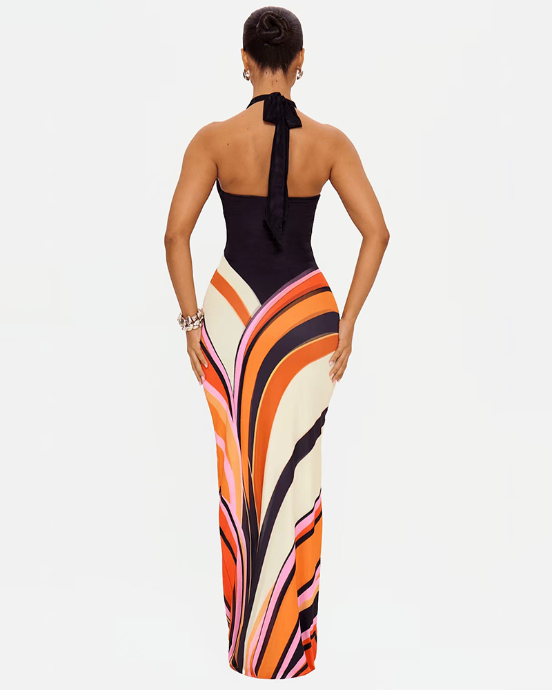 Backless Allure Maxi Dress