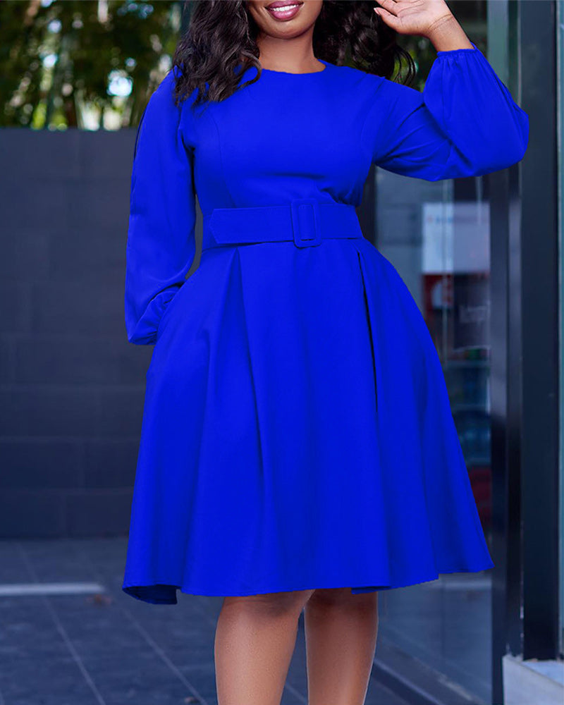 Eileen Midi Dress Blue