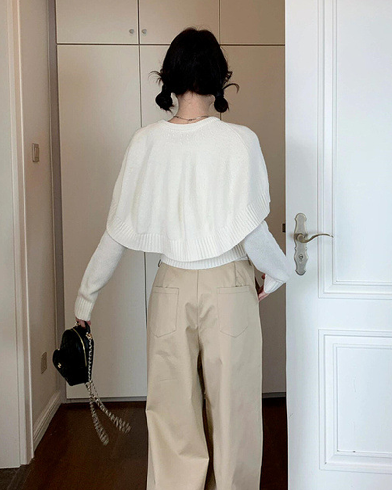 Cozy Cape Sweater