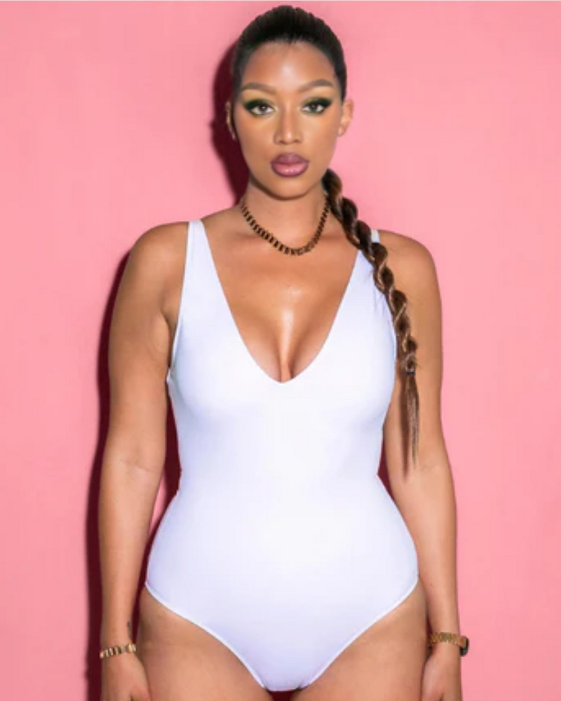 Snazzyin Swimsuit WHITE