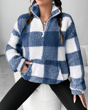 Plaid Mood Sweatshirt
