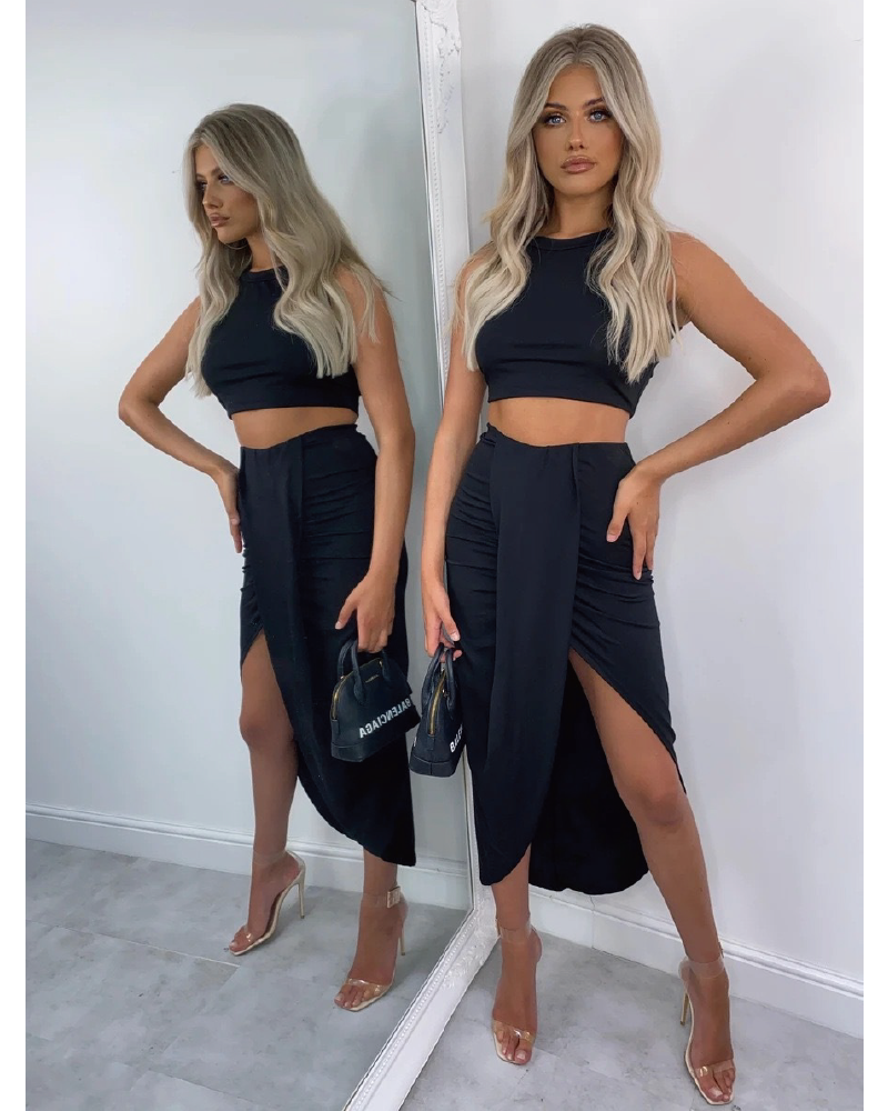 Koami Skirt Set Black