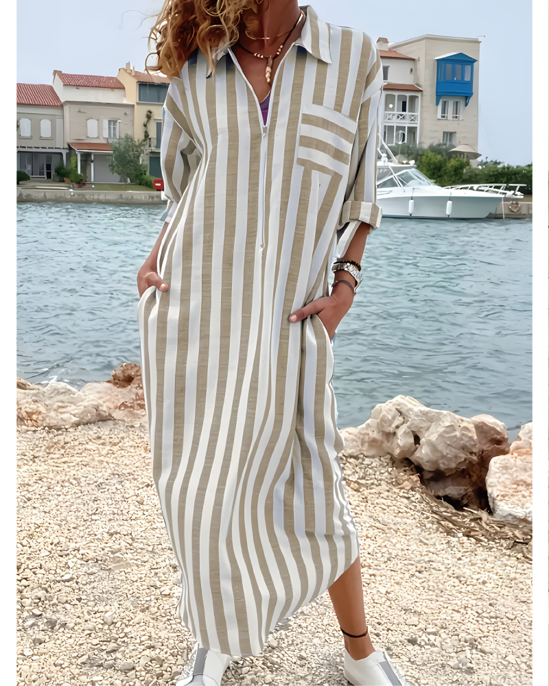 Robe chemise safari vintage