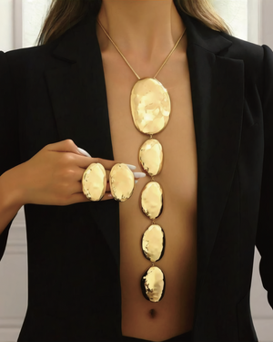 Statement Necklace Earrings Set