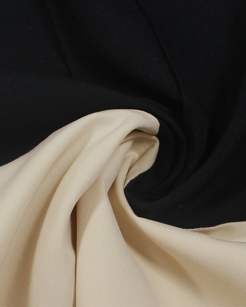 Contrast Panel Pants