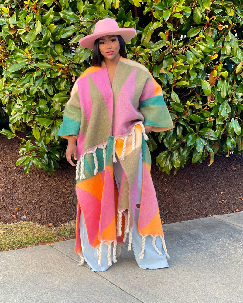 My Fancy Long Cardigan Pink