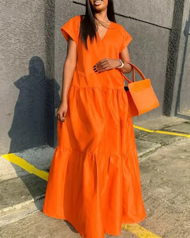 New Day Maxi Dress Orange