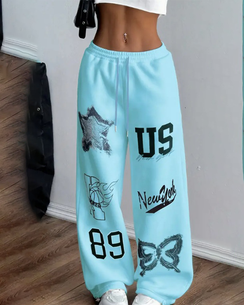 Street Muse Graphic Pants