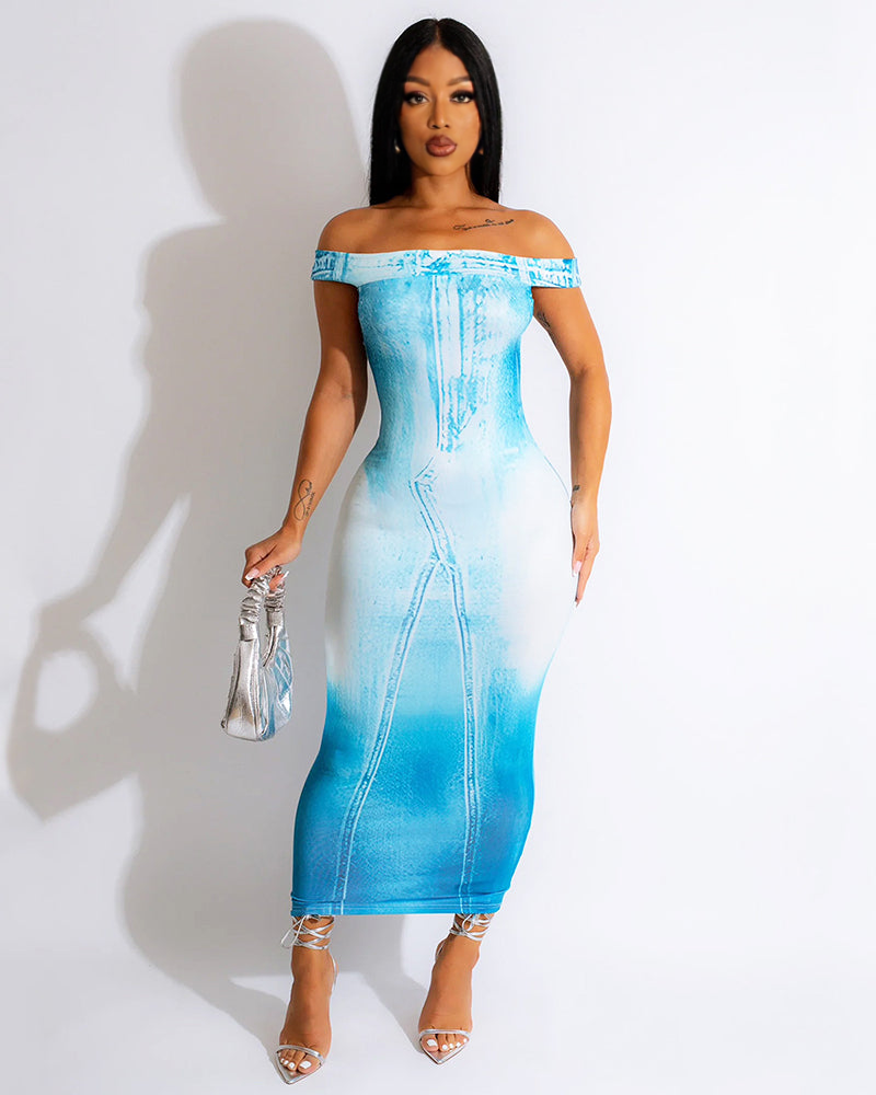 The “Tarija” Dress LIGHTBLUE