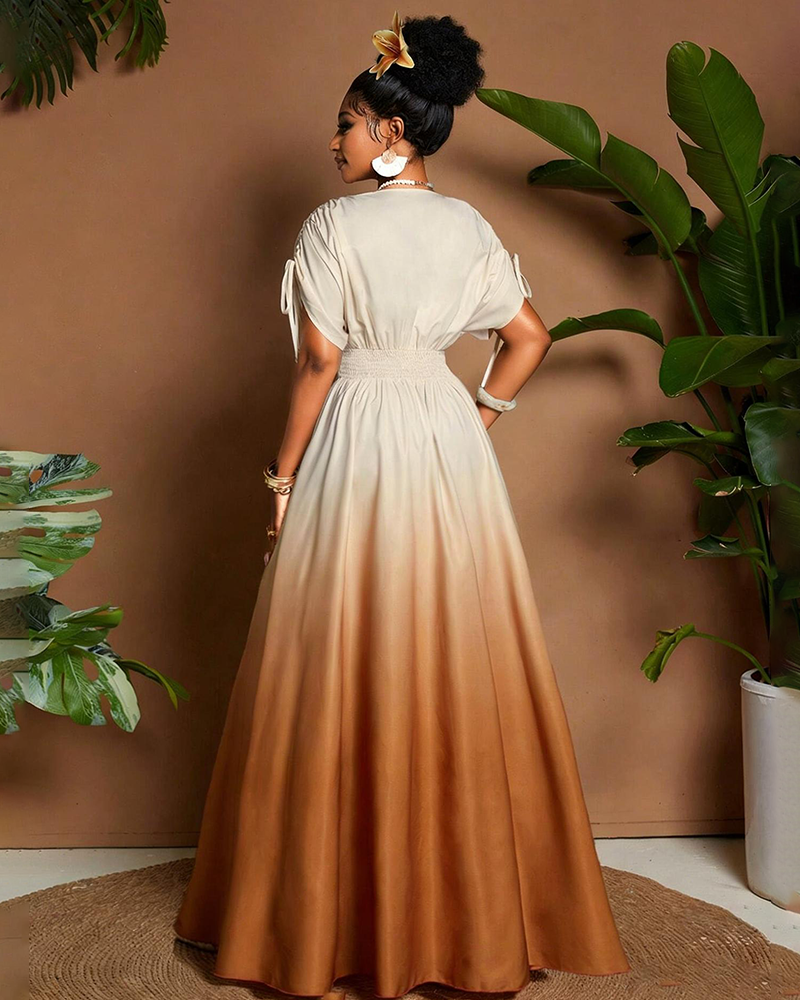 Gradient Horizon Maxi Dress