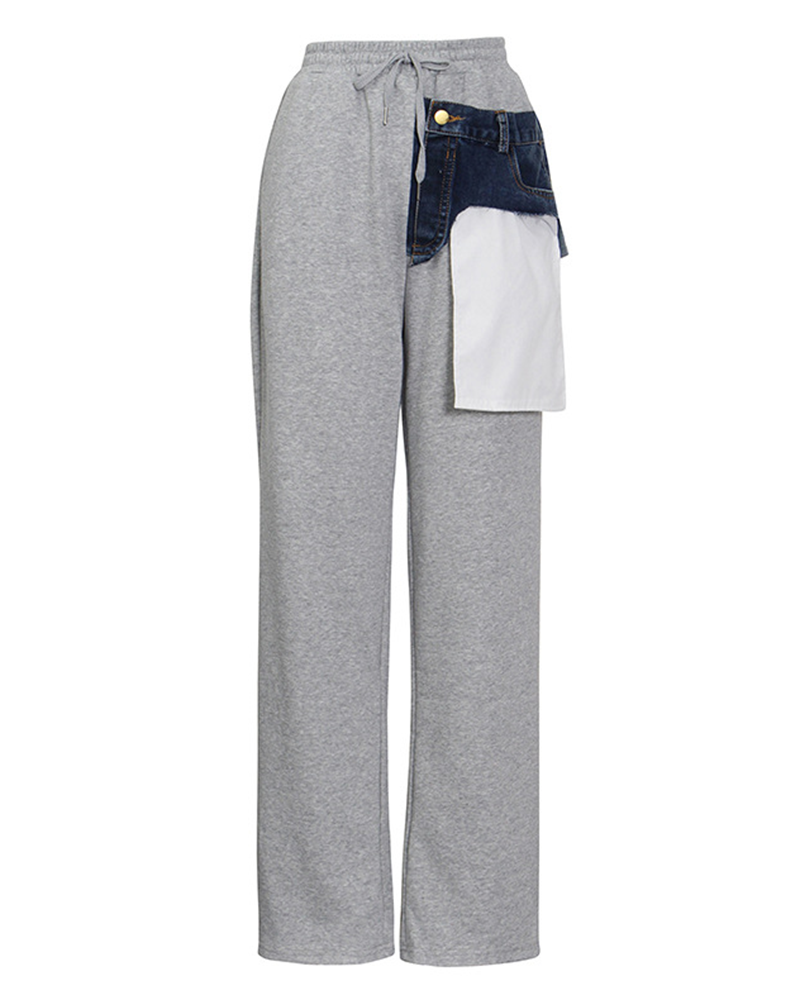 SWITCH IT UP Sweatpant Grey