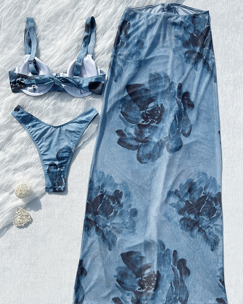 Royal Petal Bikini Set