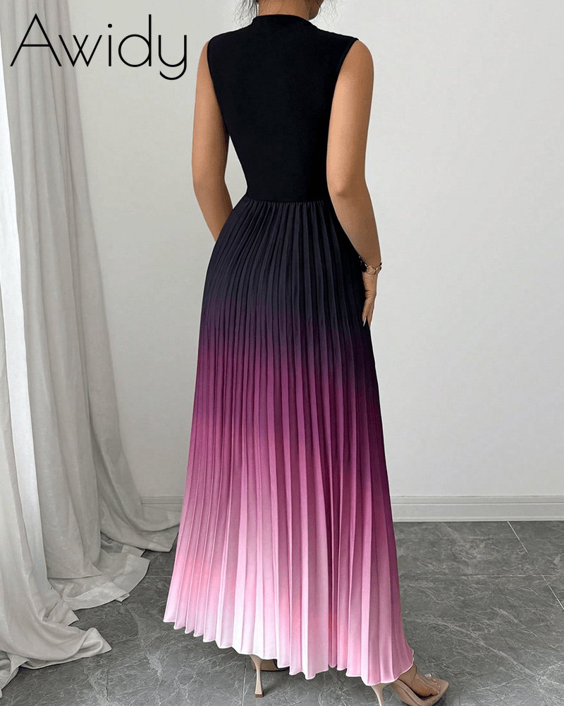 Ombre Print Tank Dress