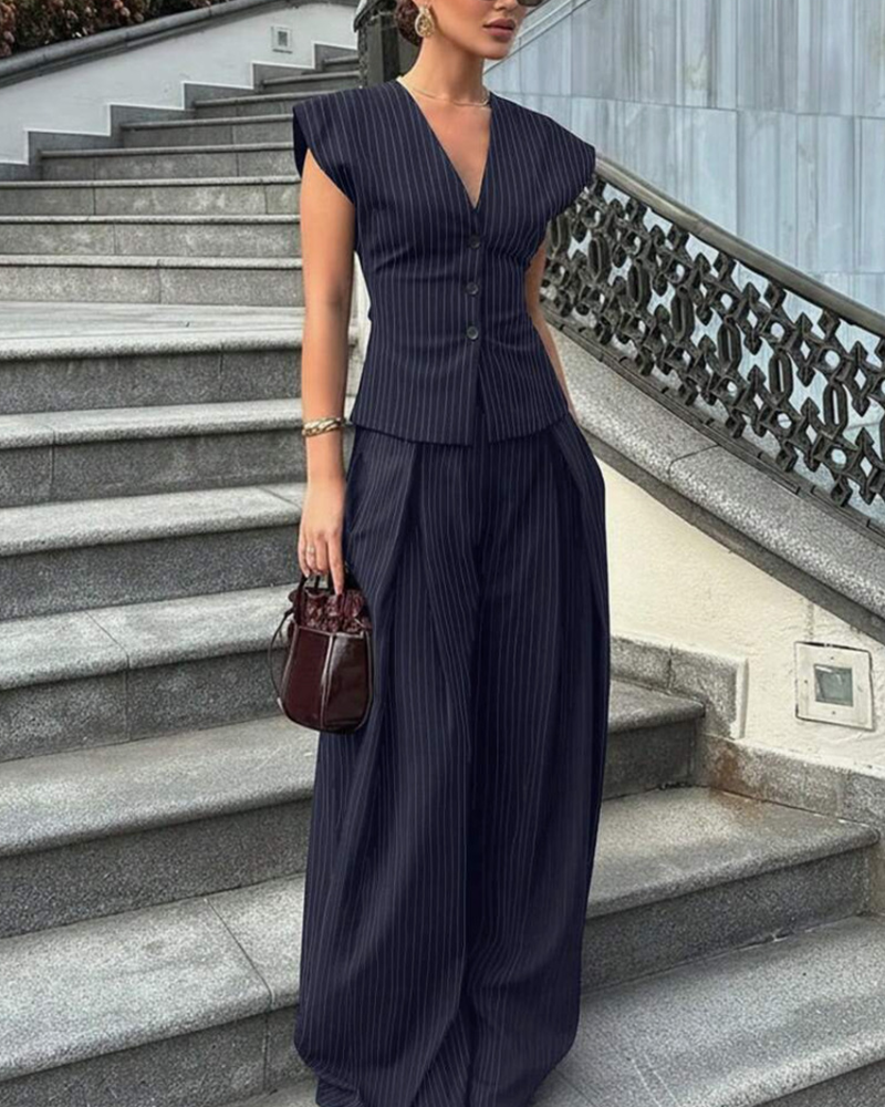 Confident Line Stripe Set