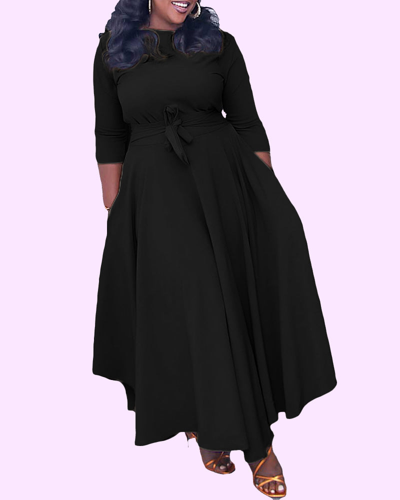 Simply Comforted Dress BLACK