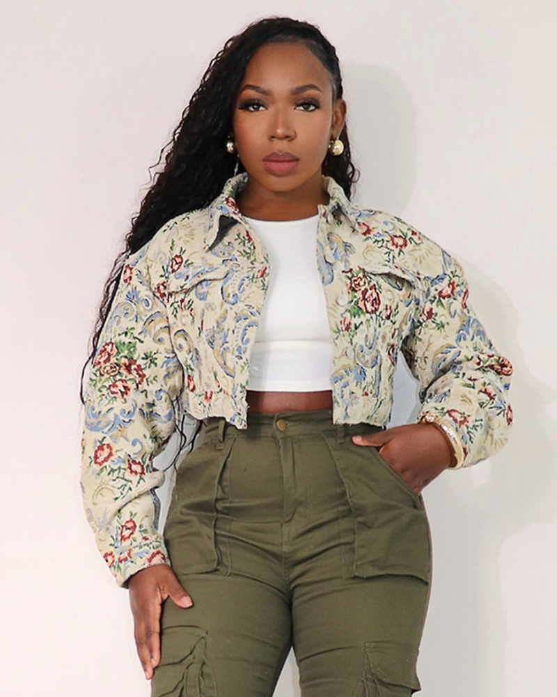 Pattern Play Jacket Apricot