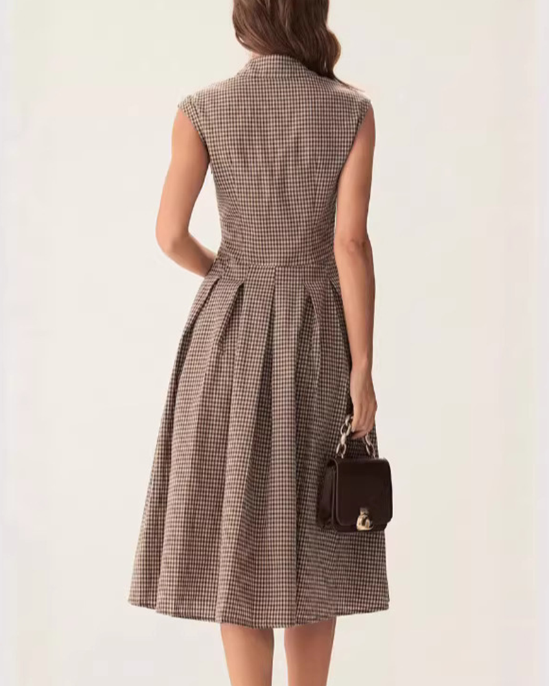 Classic Grid Dress