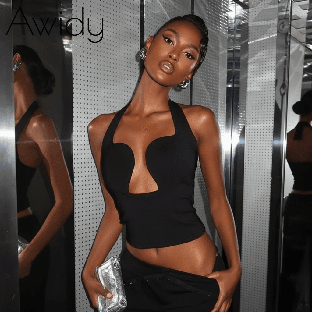 Halter Keyhole Top
