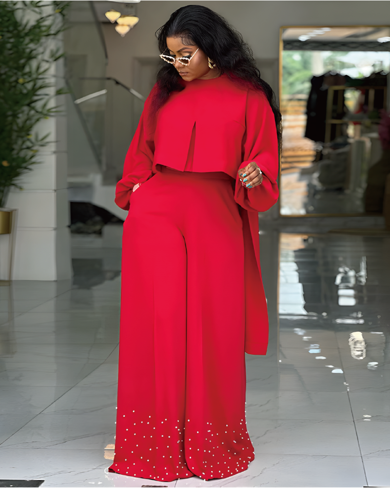 Ensemble pantalon large Naomi