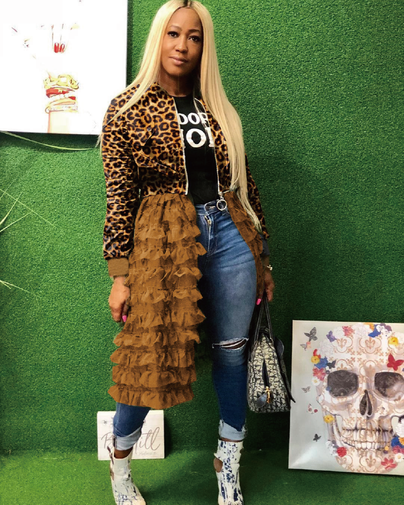 "She Ready" Jacket Camel