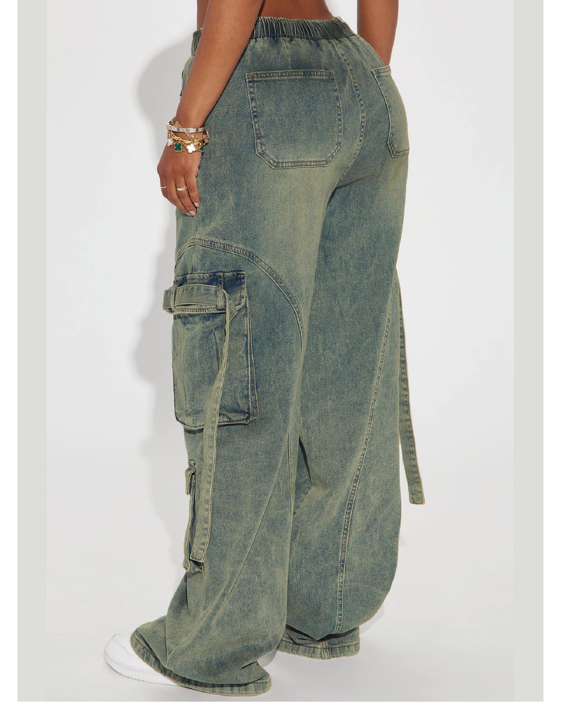 Met My Match Baggy Cargo Jeans