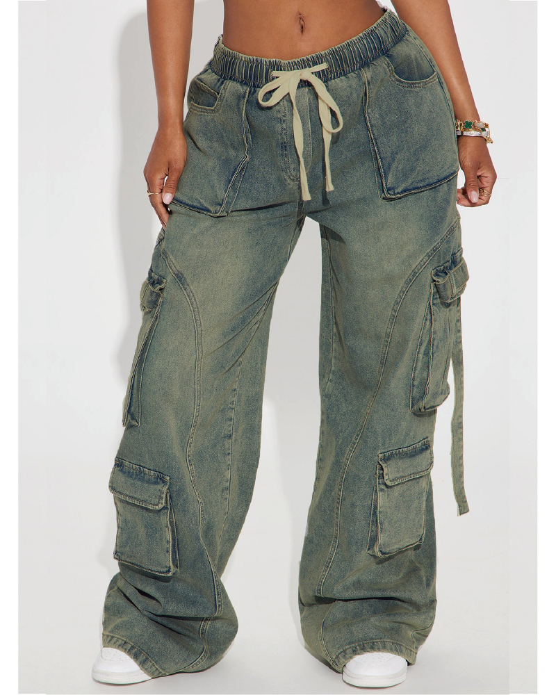 Met My Match Baggy Cargo Jeans