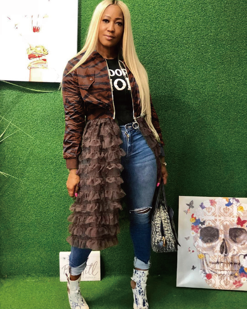 "She Ready" Jacket Brown