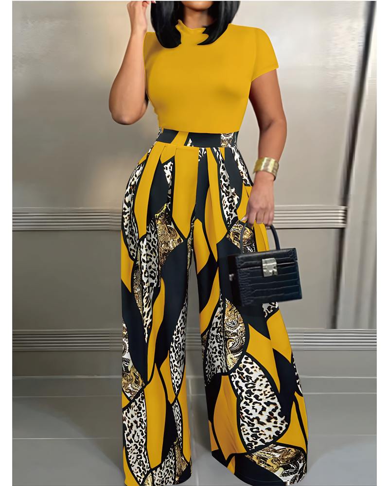 Shay Baby Pant Set Mustard