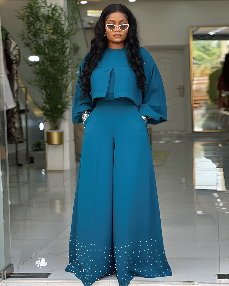 Ensemble pantalon large Naomi