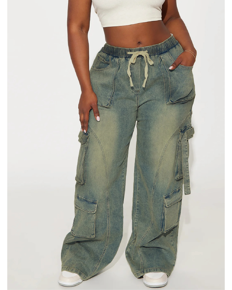 Met My Match Baggy Cargo Jeans