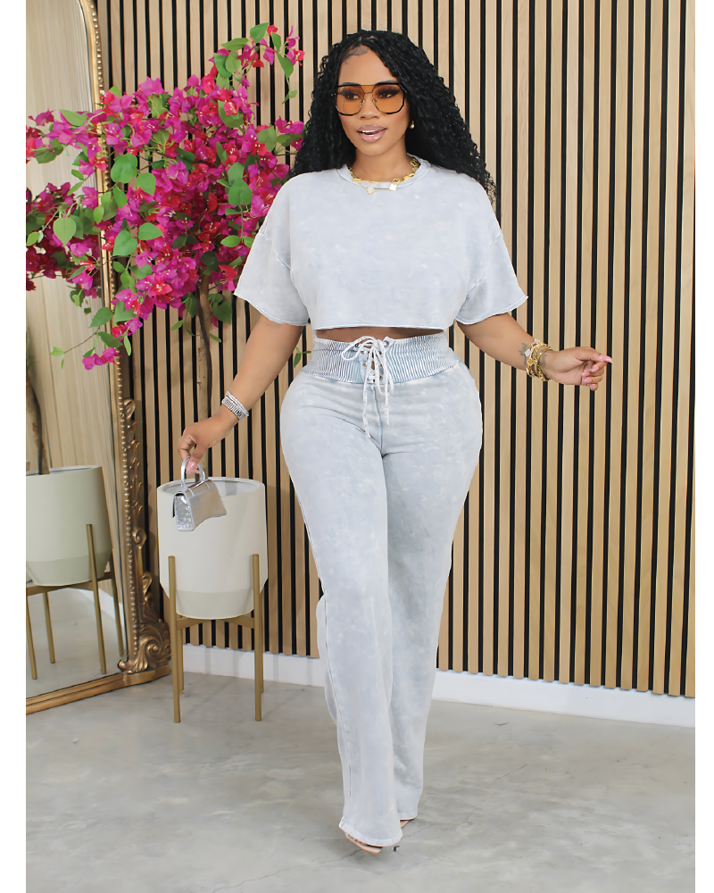 New Option Pant Set Gray