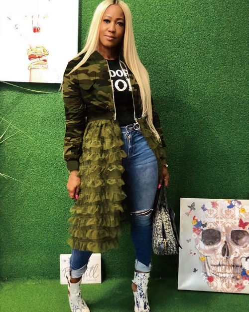 "She Ready" Jacket Olive