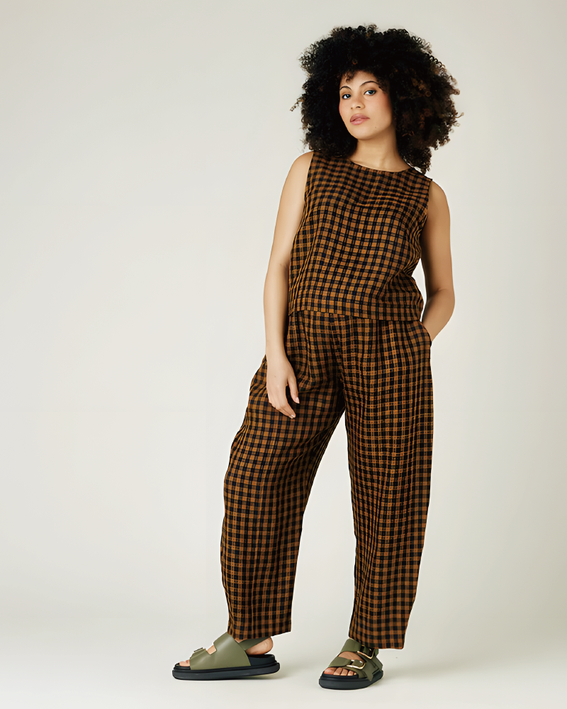 Esme Linen Set Brown