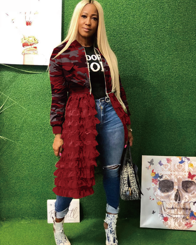 "She Ready" Jacket Red