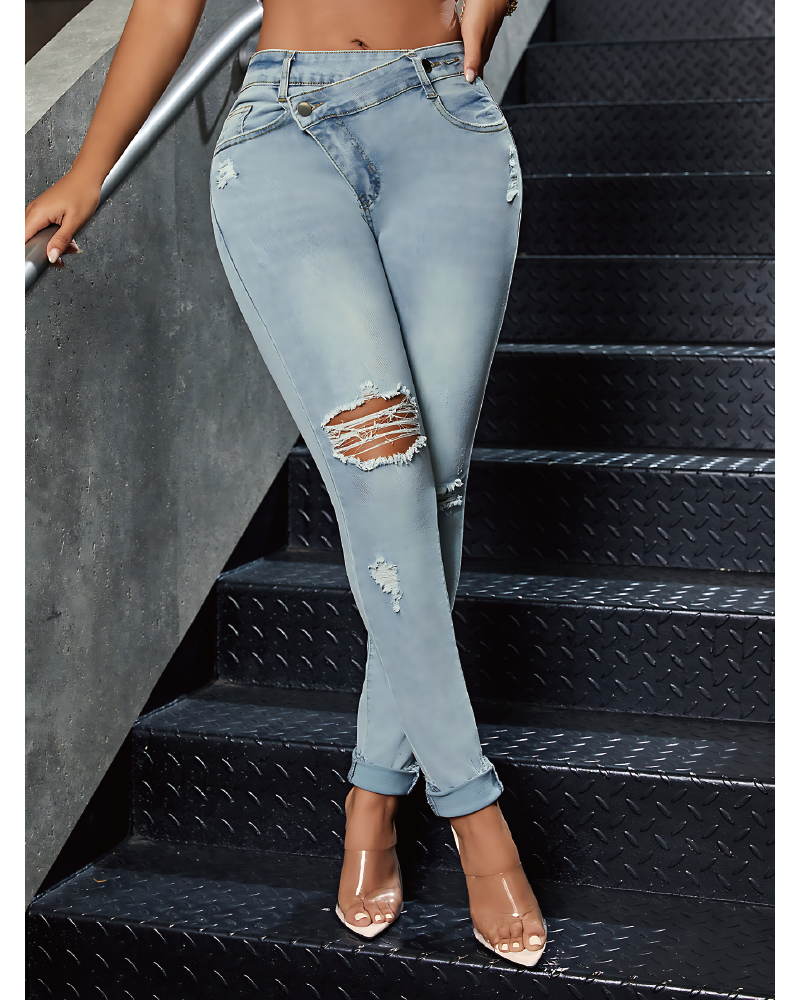 Maya Babe Jeans Denim Blue