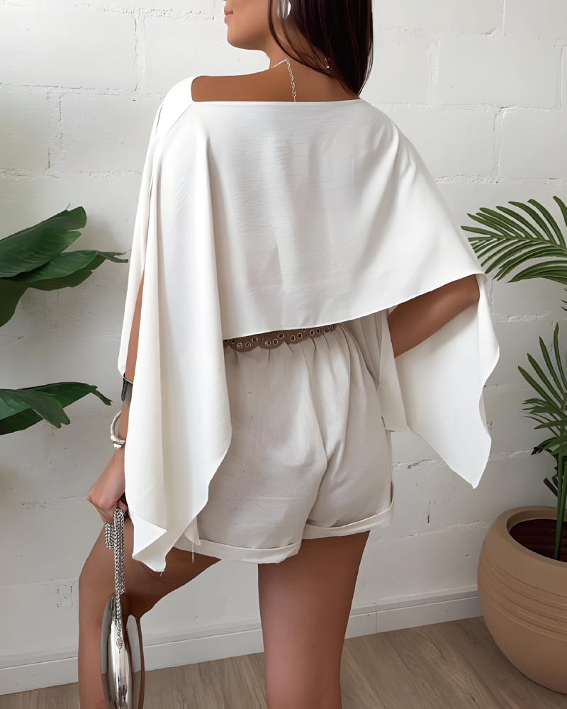 Split Sleeve Versatile Blouse