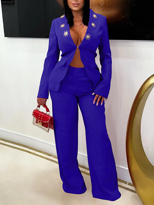 Ensemble blazer et pantalon Sun