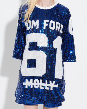 Glitter Sequin Shirt Dress