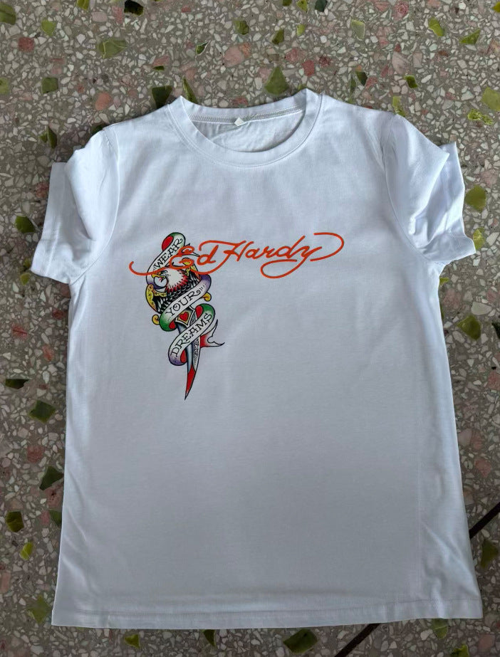 Printed Short-Sleeve T-Shirt for Casual Wear