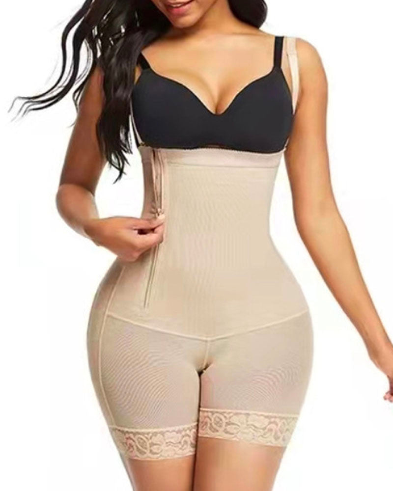 360 SIDE ZIPPER SHAPER NUDE