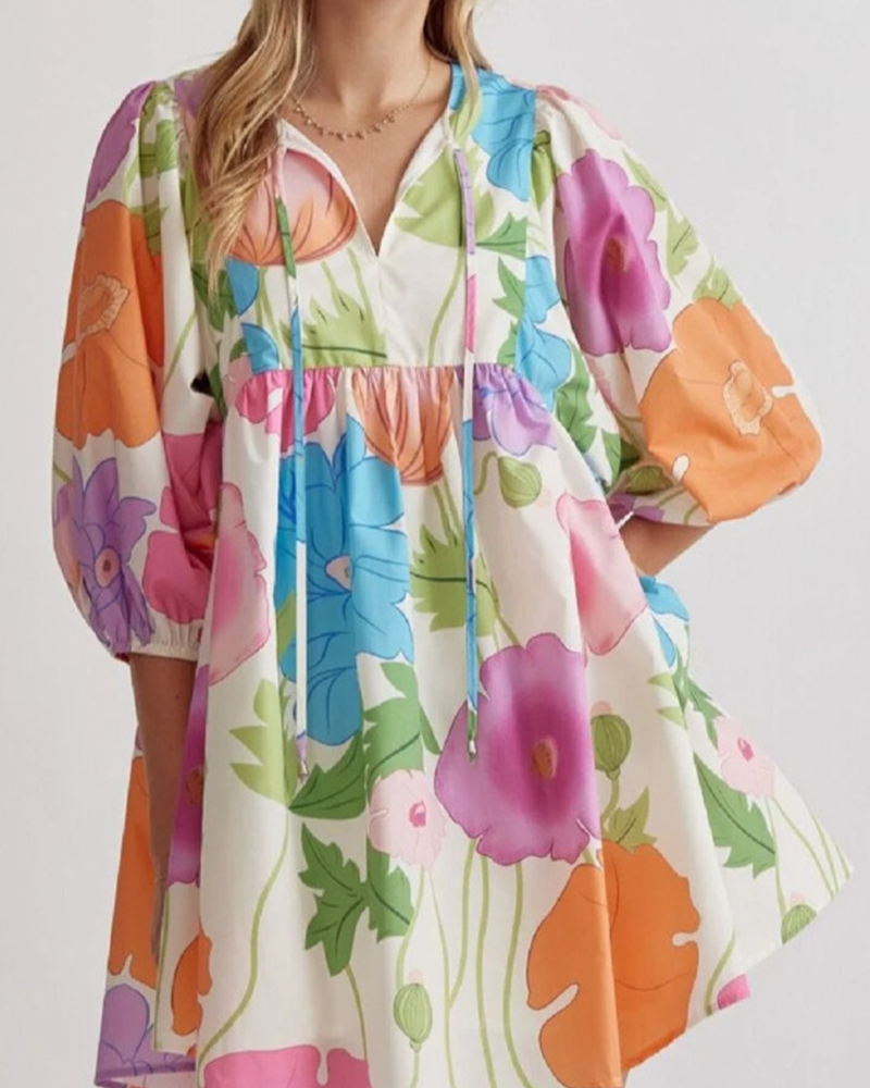 Sun Kissed Blossom Dress