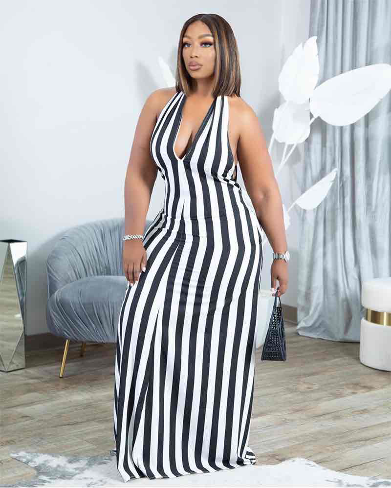 Vacay Babe Dress Black